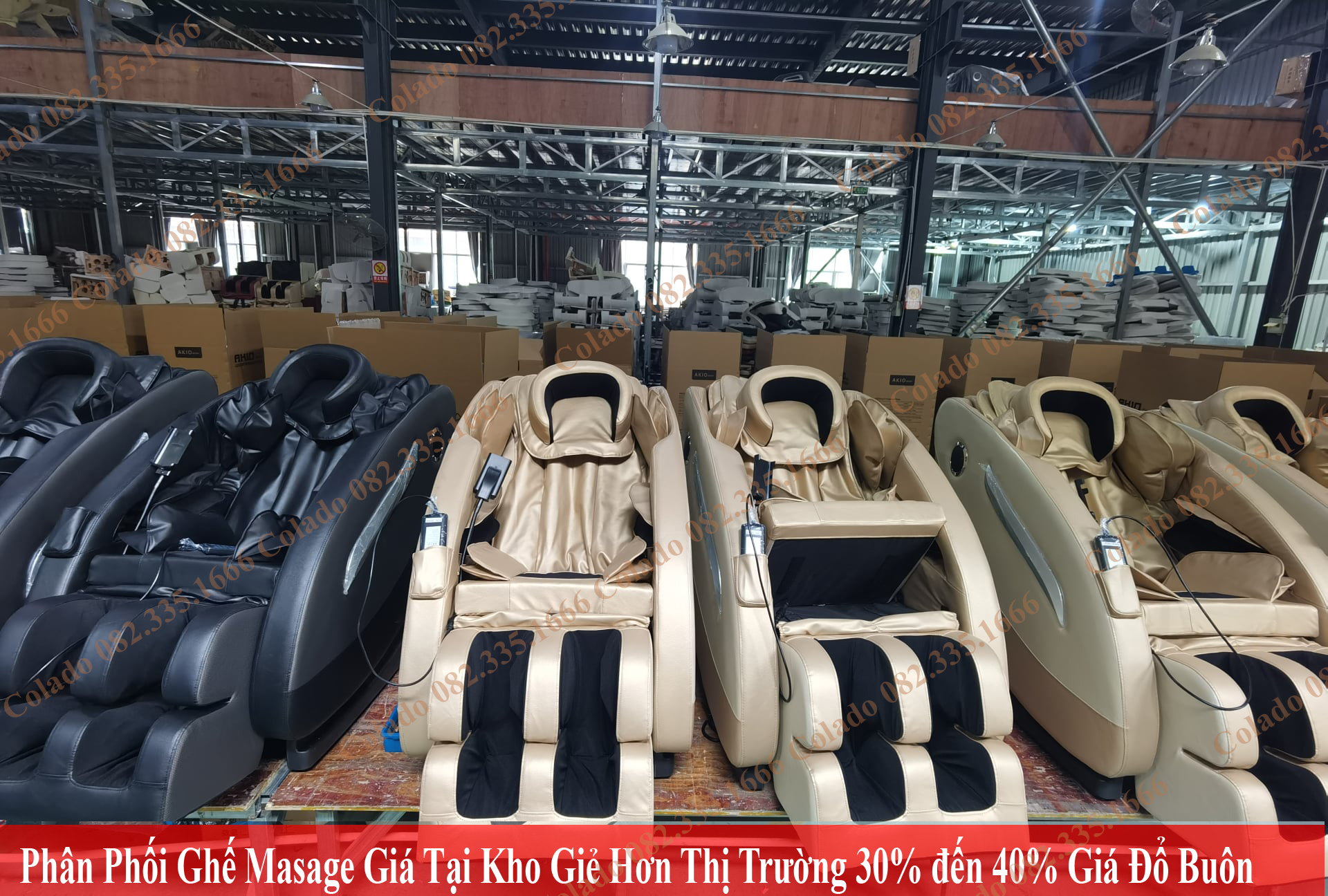 ghế massage toàn thân tại kho
