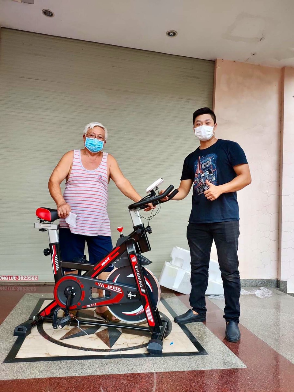 BÀN GIAO xe đạp thể dục x-bike giá rẻ tại Tây Hồ Hà Nội