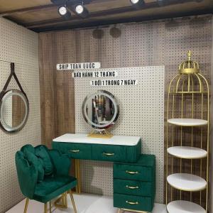 Bộ Bàn phấn BT23 (bao gồm bàn + ghế + gương)