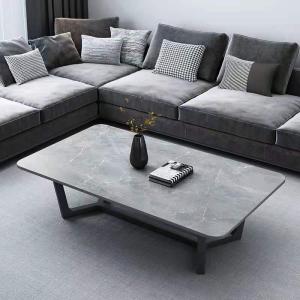 Bàn Trà Sofa Hình Chữ Nhật Mặt Đá Ceramic Cao Cấp Đẹp BT32