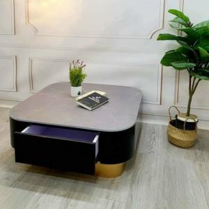 Bàn Trà Vuông Đá Ceramic CEN-BS122