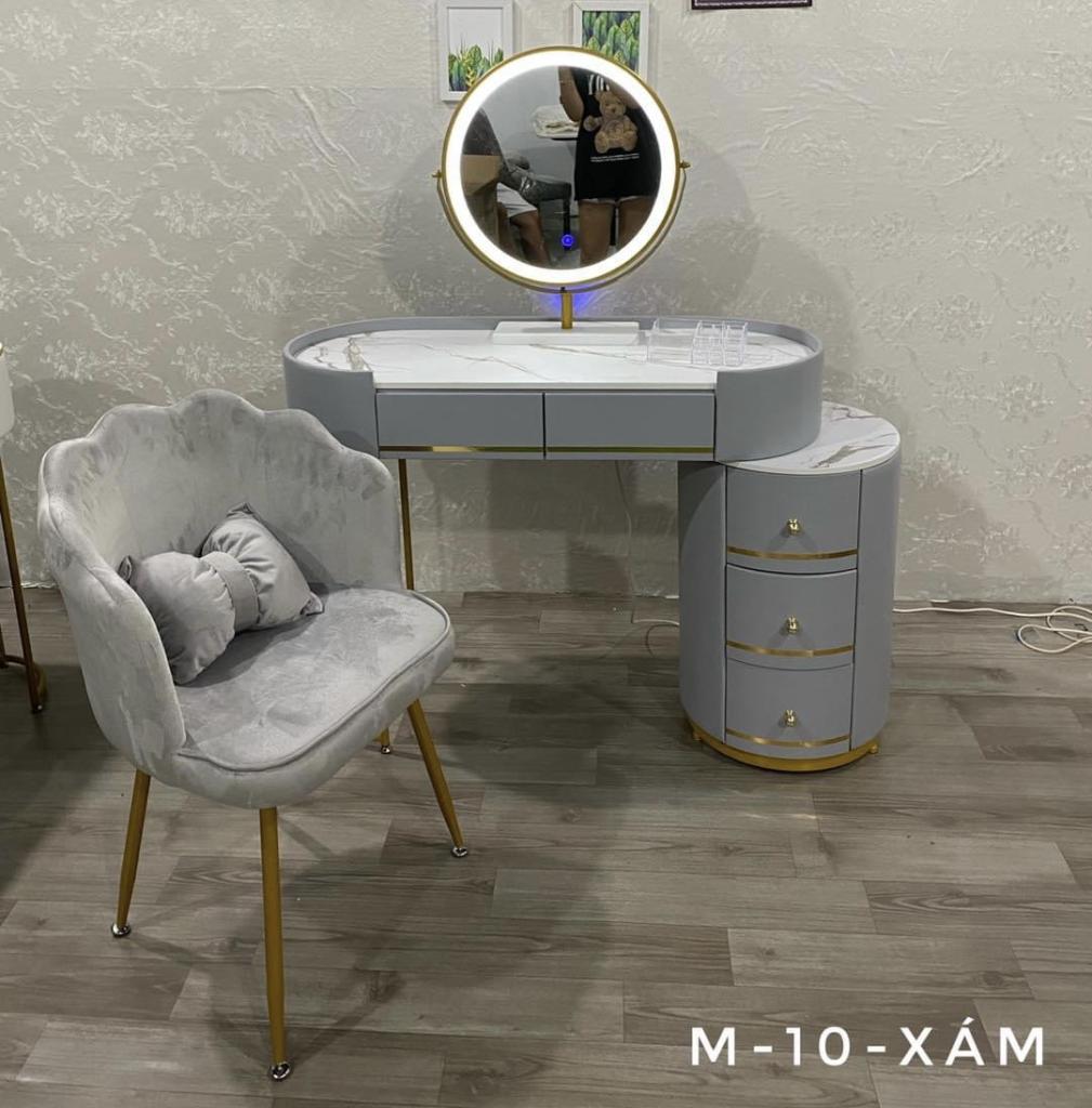 Bộ Bàn Trang Điểm Nhập Khẩu CEN-BT126 (bao gồm: Bàn, Ghế và Gương)