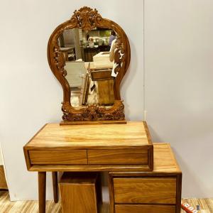 Bàn Trang Điểm Gỗ Hương Xám BTD-G07