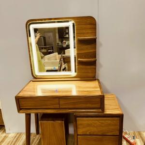 Bàn Trang Điểm Gỗ Hương Xám BTD-G24