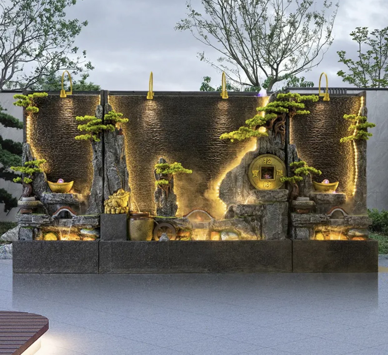 giá hòn non bộ mini ngoài trời