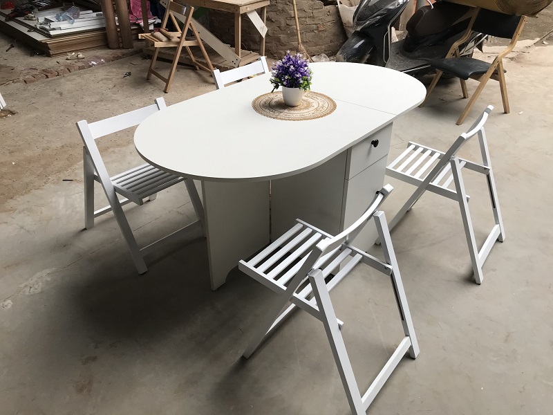 Bộ Bàn Ăn 4 Ghế Nan Gỗ Sồi CEN-BG29