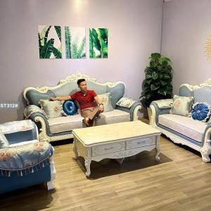 Sofa Tân Cổ Điển Nhập Khẩu SFT11 (Có sẵn – XẢ KHO)