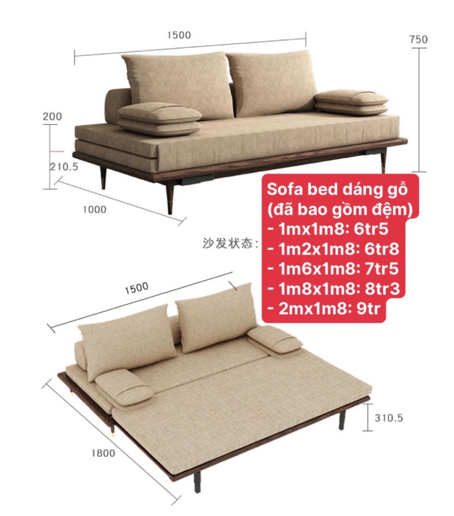 TỐP 10+ MẪU GHẾ SOFA GIƯỜNG GỖ SỒI TỰ NHIÊN ĐƯỢC YÊU THÍCH 2023