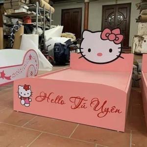 Giường ngủ cho bé gái hoạt hình GNCB03