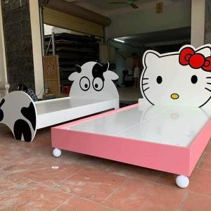 Giường ngủ cho bé gái hoạt hình GNCB05