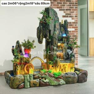 Thác Nước Tiểu Cảnh, Hòn Non Bộ Nuôi Cá CEN-TC215