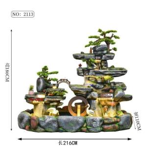 Thác Nước Tiểu Cảnh, Hòn Non Bộ Nuôi Cá CEN-TC217