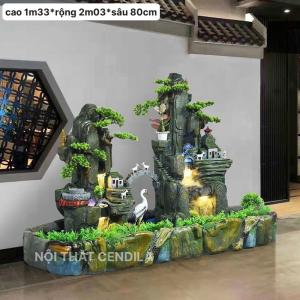 Thác Nước Tiểu Cảnh, Hòn Non Bộ Nuôi Cá CEN-TC219