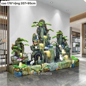 Thác Nước Tiểu Cảnh, Hòn Non Bộ Nuôi Cá CEN-TC223