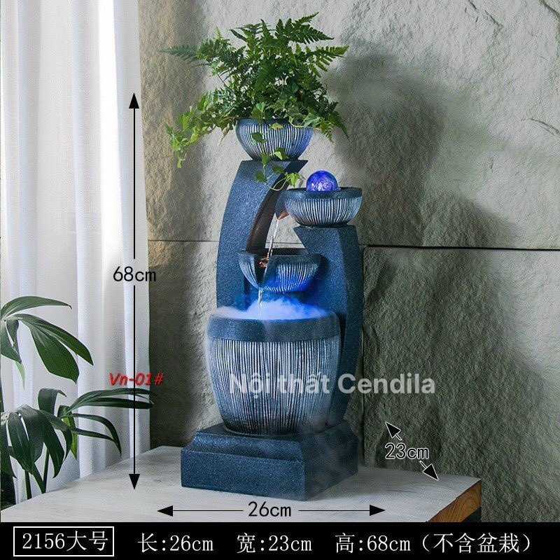 Thác Nước Tiểu Cảnh, Hòn Non Bộ Nuôi Cá CEN-TC228