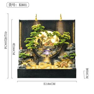 Thác nước Tiểu Cảnh, Tranh Nước, Tường nước, hòn non bộ, nước chảy, sân, ao cá, Đài phun nước, Trang trí cảnh quan sân vườn, trong nhà CEN-TC256