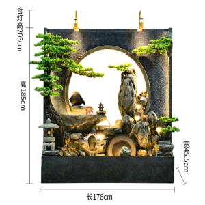 Thác nước Tiểu Cảnh, Tranh Nước, Tường nước, hòn non bộ, nước chảy, sân, ao cá, Đài phun nước, Trang trí cảnh quan sân vườn, trong nhà CEN-TC252