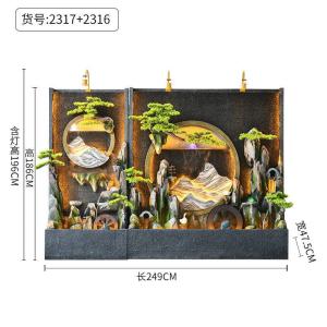Thác nước Tiểu Cảnh, Tranh Nước, Tường nước, hòn non bộ, nước chảy, sân, ao cá, Đài phun nước, Trang trí cảnh quan sân vườn, trong nhà CEN-TC240