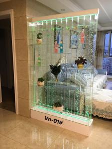 Tường Bọt Nước, Vách Trang Trí Bọt Nước Đổi Màu CEN-VN02