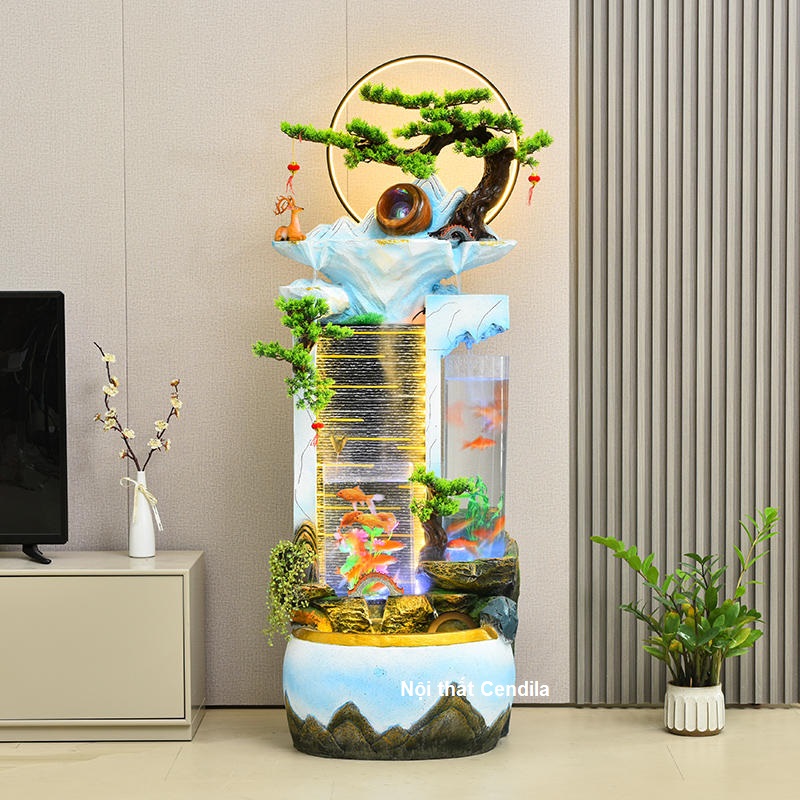 Thác nước Tiểu Cảnh, Tranh Nước, Tường nước, hòn non bộ CEN-TC260
