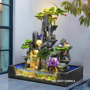 Thác nước Tiểu Cảnh, Tranh Nước, Tường nước, hòn non bộ CEN-TC263