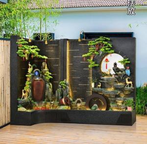 Thác nước Tiểu Cảnh, Tranh Nước, Tường nước, hòn non bộ CEN-TC266