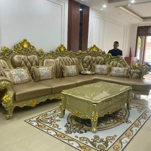 (XẢ KHO THANH LÝ GẤP LỖ VỐN – Hàng Mới 100%) Sofa Tân Cổ Điển Nhập Khẩu SFT16 (Có sẵn)