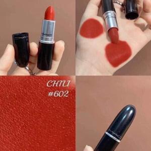 Son MAC Chili 602 Màu Đỏ Gạch – Đẹp Nhất Dòng Matte