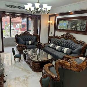 Sofa Gỗ Mun Đẹp Nhập Khẩu Cao Cấp CEN-SM02