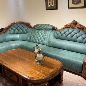 Sofa Gỗ Mun Đẹp Nhập Khẩu Cao Cấp CEN-SM07