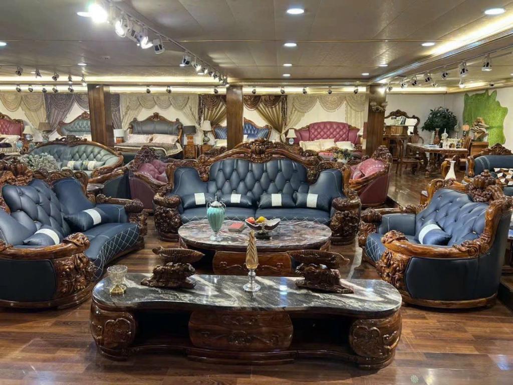 Sofa Gỗ Mun Đẹp Nhập Khẩu Cao Cấp CEN-SM06