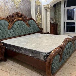 Giường Ngủ Gỗ Mun Đẹp Nhập Khẩu Cao Cấp CEN – GM08