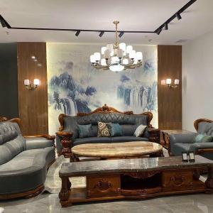 Sofa Gỗ Mun Đẹp Nhập Khẩu Cao Cấp CEN – SM15