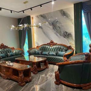 Sofa Gỗ Mun Đẹp Nhập Khẩu Cao Cấp CEN – SM16