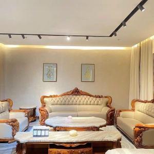 Sofa Gỗ Mun Đẹp Nhập Khẩu Cao Cấp CEN – SM17
