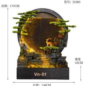 Thác nước Tiểu Cảnh, Tranh Nước, Tường nước, hòn non bộ CEN-TC282
