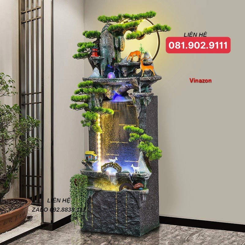 Thác nước Tiểu Cảnh, Tranh Nước, Tường nước, hòn non bộ CEN-TC291