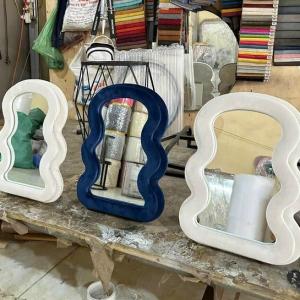 Gương Soi Bọc Nỉ Nhiều Màu Đẹp Giá Rẻ GU17