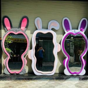 Gương Soi Toàn Thân Bọc Nỉ Nhiều Màu Đẹp Giá Rẻ GU03
