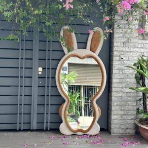 Gương Soi Toàn Thân tai thỏ Bọc Nỉ Nhiều Màu Đẹp Giá Rẻ GU18