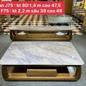 Bàn Trà Nhập Khẩu Gỗ đá thạch anh mẫu mới CEN-BS748