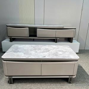 Bàn Trà Nhập Khẩu đá thạch anh mẫu mới CEN-BS760