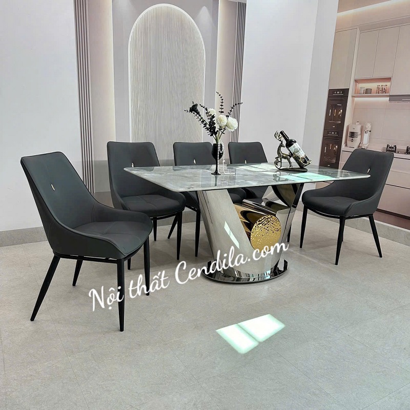 Bàn Ăn Inox Nhập Khẩu Cao Cấp CEN-B348