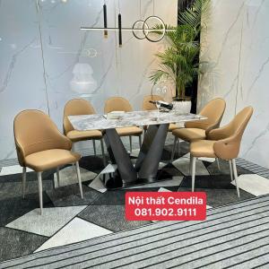 Bàn Ăn Inox Nhập Khẩu Cao Cấp Mẫu Mới CEN-B337