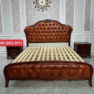 Giường Ngủ Bọc Da Nhập Khẩu Cao Cấp Giá Tốt CEN-GN172