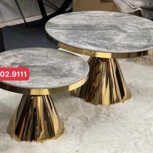 Bàn Trà inox mạ vàng cao cấp CEN-BS829