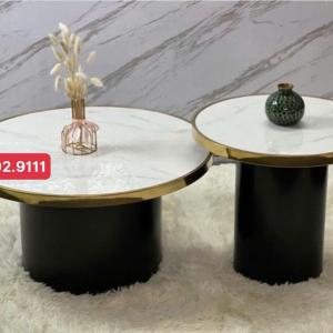 Bàn Trà inox mạ vàng cao cấp CEN-BS830