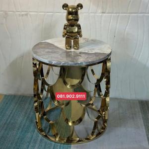 Bàn Trà inox mạ vàng cao cấp CEN-BS832