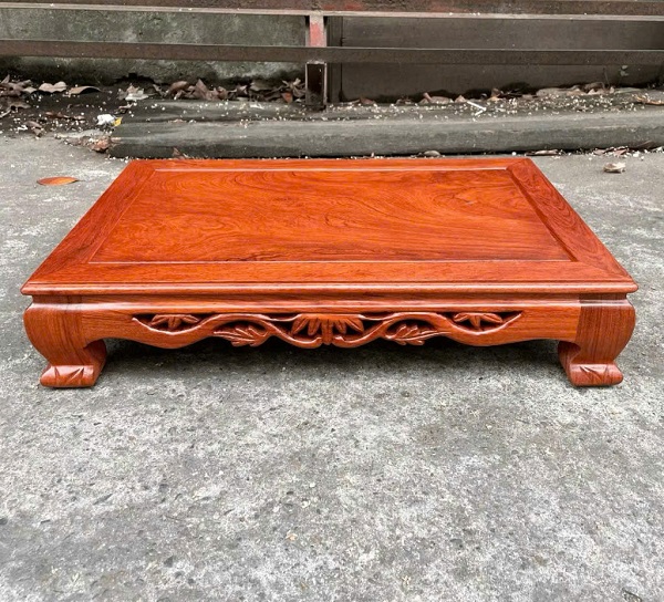 Bàn Osin , Bàn Trà triện Trúc gỗ Hương Đá, Bàn trà gỗ trang trí nhà cửa BO-02