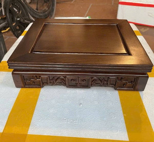 Bàn Osin mẫu trường kỷ gỗ Hương Đá kích thước Vuông và Chữ Nhật cao 8 cm BO-09